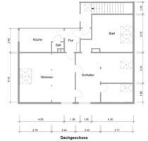 Helle 77qm DG Wohnung mit großem Bad und Stellplatz - Itzstedt