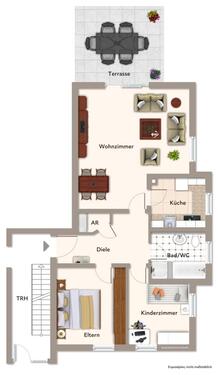 Foto - 3 Zimmer Etagenwohnung zur Miete in Höchstadt an der Aisch