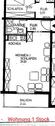 Foto - 1 Zimmer Wohnung 41 qm Balkon Küche Apartment
