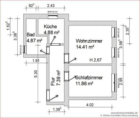 Foto - Etagenwohnung zur Miete in Freiberg