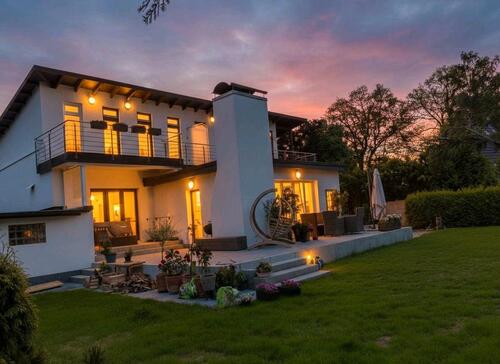 Foto - Idyllisches Zuhause mit sonnigen Terassen und Wiesenblick