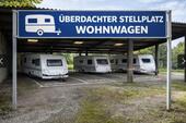 Foto - Wohnwagen Wohnmobil Stell platz zu vermieten Überdacht sicher Ruh