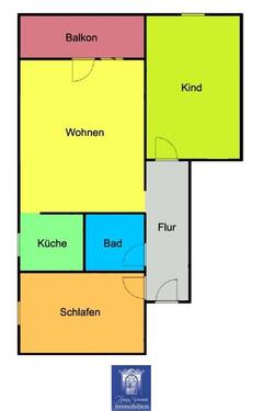 Foto - 3 Zimmer Dachgeschoßwohnung zur Miete in Coswig