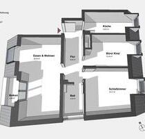 3 Zimmer 82qm Dachgeschoss Eigentumswohnung - Wettstetten