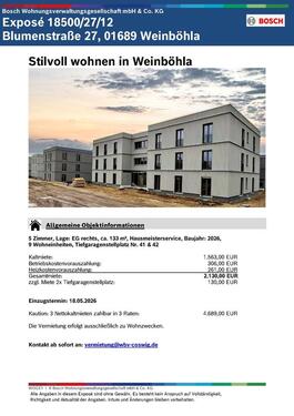 Foto - 5 Zimmer Erdgeschoßwohnung zur Miete in Weinböhla