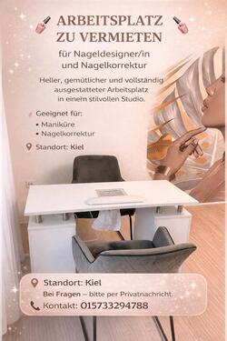Foto - Nagelstudio mit Nageltisch - 200,00&nbsp;EUR Kaltmiete,