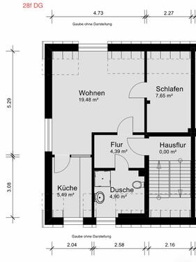 Foto - Sanierte 2-Zimmer-Dachgeschosswohnung in St. Magnus