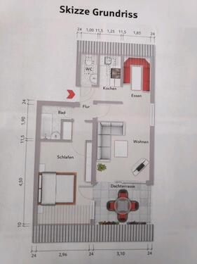 Foto - 2.5 Zimmer Dachgeschoßwohnung in Bad Liebenzell