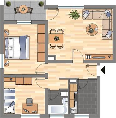 Foto - Etagenwohnung in Witten zur Miete