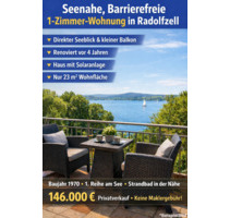 1-Zimmer-Wohnung in Seenähe in Radolfzell - Radolfzell am Bodensee