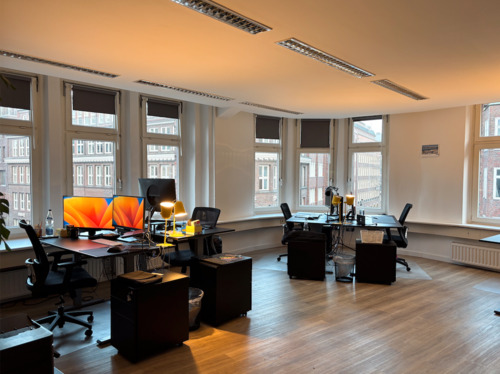 Foto - Zentraler Coworking-Schreibtischplatz in Hamburg - 247 WLAN, Küche