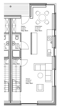 Foto - 3 Zimmer Maisonettenwohnung zur Miete in Agathenburg