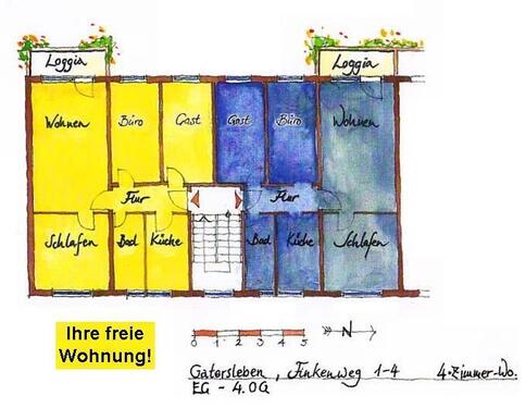 Foto - Etagenwohnung zur Miete in Seeland