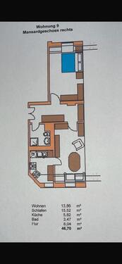 Foto - 2 Zimmer Wohnung Nahe Elbepark, ruhig und super Lage!