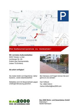 Foto - Außenstellplätze in Weiden zu vermieten