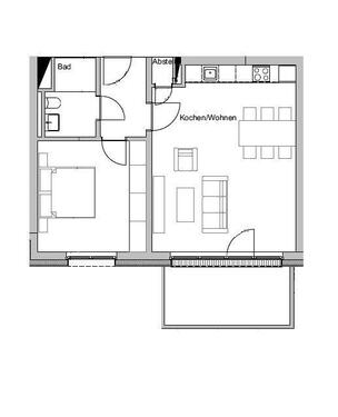 Foto - 2 Zimmer Etagenwohnung zur Miete in Aachen