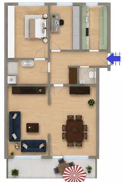 Foto - 4 Zimmer Einfamilienhaus zur Miete in Nürnberg