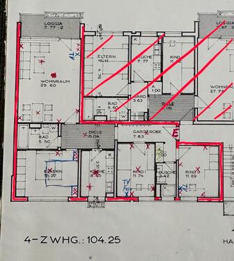 Foto - 4-Zimmer-Wohnung mit Südbalkon und viel Potenzial