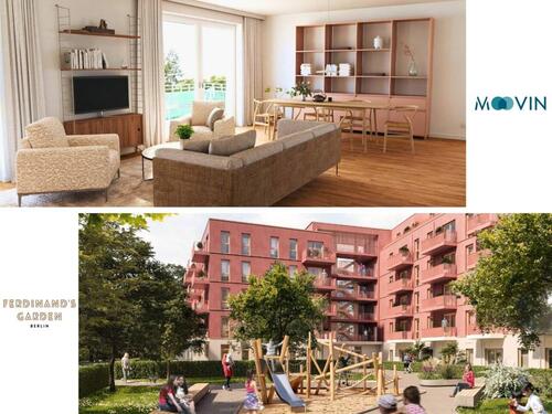 Foto - Schicke 2-Zi.-Whg. mit EBK und 2 BALKONEN im Neubauquartier 'Ferdinand's Garden'