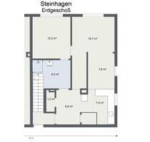 Singelwohnung mit Terasse und Garten - Steinhagen