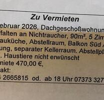 Zwiefalten Dachgeschosswohnung ab Februar - Untermarchtal