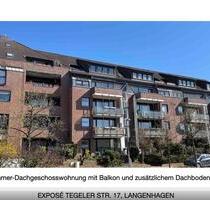 Exklusive 2-Zimmer-Dachgeschosswohnung mit Balkon - Langenhagen