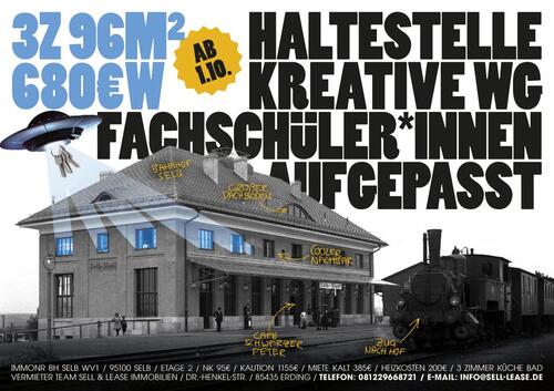 Foto - 3-Zimmer Wohnung direkt im schönen Bahnhof Selb. Die Vermietung erfolgt vom Eigentümer!