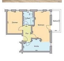 Anfragestopp!moderne 2 Raum Komfortwohnung - Rostock Groß-Klein