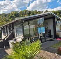 Holz Bungalow Haus ganzjählich bewohnbar Campigplatz mit Garten - Hattingen Niederbonsfeld