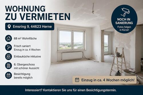 Foto - 2 Zimmer, inklusive Küche, Bad nach Sanierung