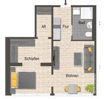2,5 Zimmer Wohnung (teilmöbliert übernehmbar) - Neubrandenburg
