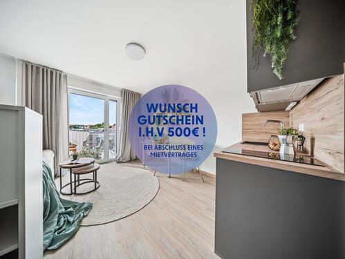 Foto - Wunschgutschein im Wert von 500 € geschenkt - Liebevoll eingerichtetes 1-Zimmer-Apartment!