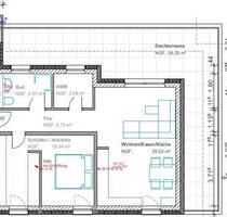2 x 2 ZKB Wohnung im Staffelgeschoss mit Dachterrasse Leuterod - Ötzingen