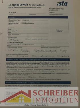 Foto - 2 Zimmer Dachgeschoßwohnung zur Miete in Bad Laasphe