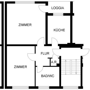 Foto - 2.5 Zimmer Etagenwohnung zur Miete in Herne
