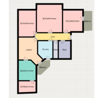 helle Altbauwohnung mit 6 Zimmern Erfurt-Süd mit 2 Stellplätzen