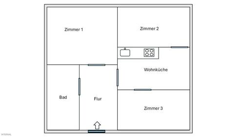 Foto - 3er-WG-Neugründung - 750,00 EUR Kaltmiete,