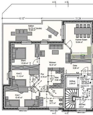 Foto - 4 Zimmer Einfamilienhaus zur Miete in Bösel