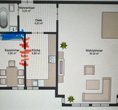 Foto - 1 Zimmer Etagenwohnung in Wuppertal