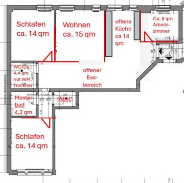 Foto - 5 Zimmer Etagenwohnung zur Miete in Neustrelitz