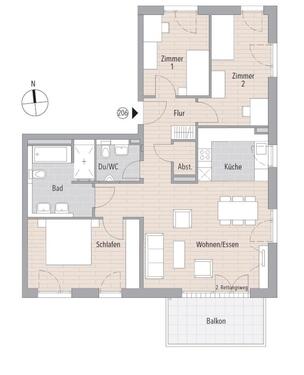 Foto - 4 Zimmer Etagenwohnung zur Miete in Esslingen am Neckar