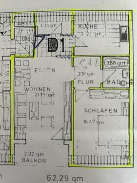 Foto - Etagenwohnung zur Miete in Saarbrücken