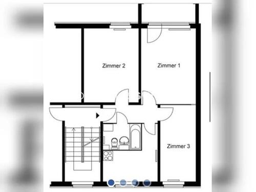 Foto - 3 Zimmer Etagenwohnung zur Miete in Berlin