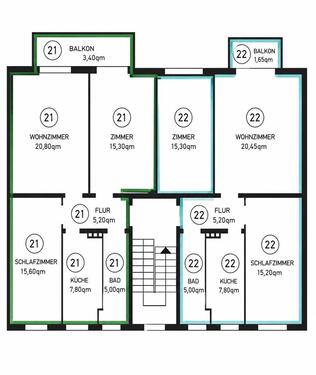 Foto - 4 Zimmer Etagenwohnung zum Kaufen in Celle