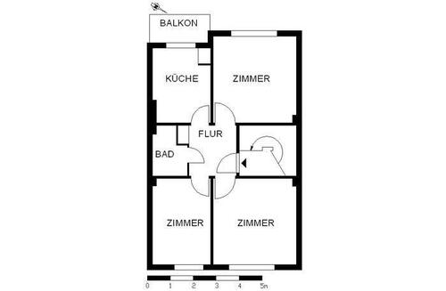 Foto - Etagenwohnung in Bremen zur Miete
