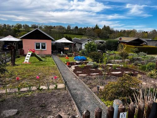 Foto - Schöner Pachtgarten mit massiver Laube