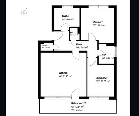 Foto - Etagenwohnung zur Miete in Winsen (Luhe)