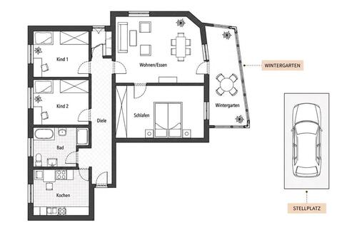Foto - Von privat: Schöne 4 Zimmer Erdgeschosswohnung BS-Gliesmarode