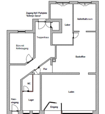 Foto - Ladenlokal zu vermieten - 800,00 EUR Kaltmiete,