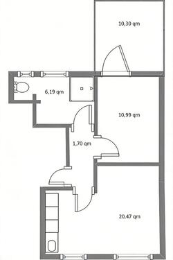 Foto - 2 Zimmer Erdgeschoßwohnung zum Kaufen in Lübeck